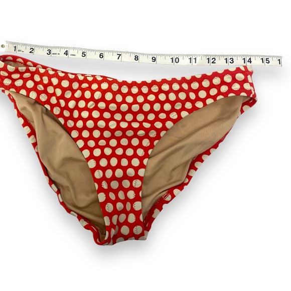 J.crew red Polk dot bikini set - Picture 3 of 5